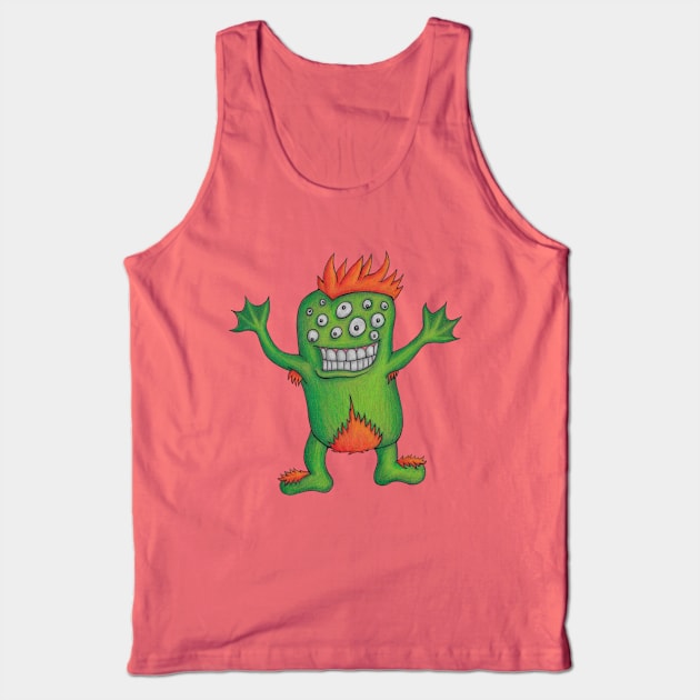 Many-eyed Monster Tank Top by AlisonDennis